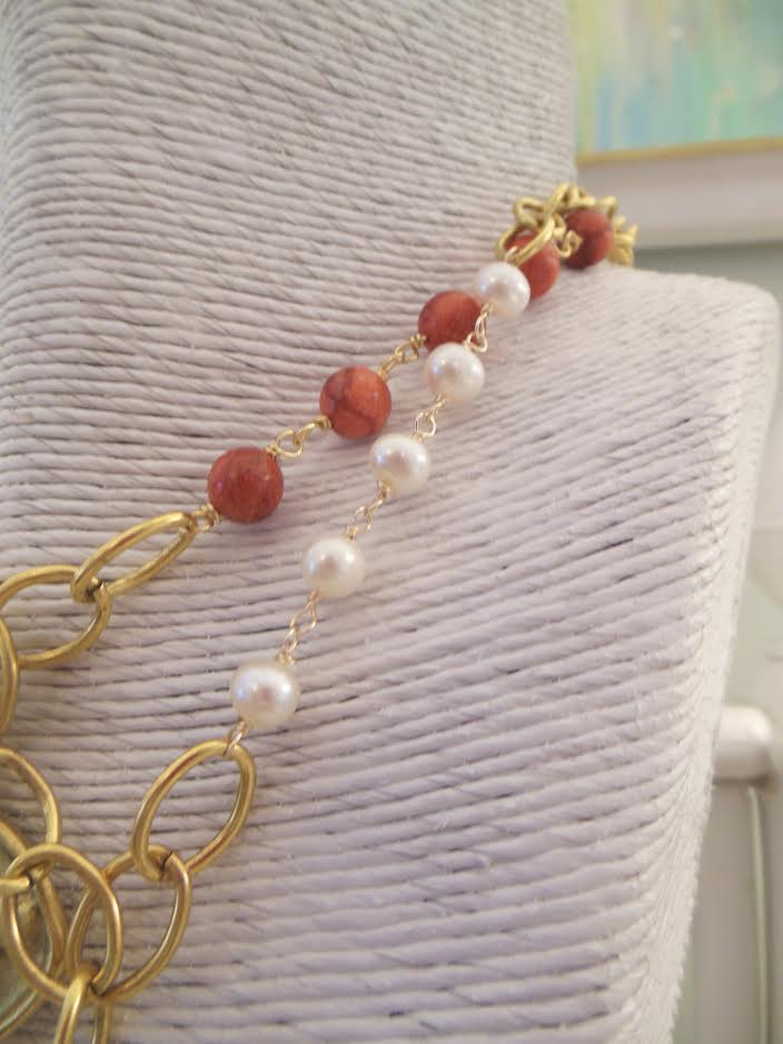 Golden Honey Bee Necklace