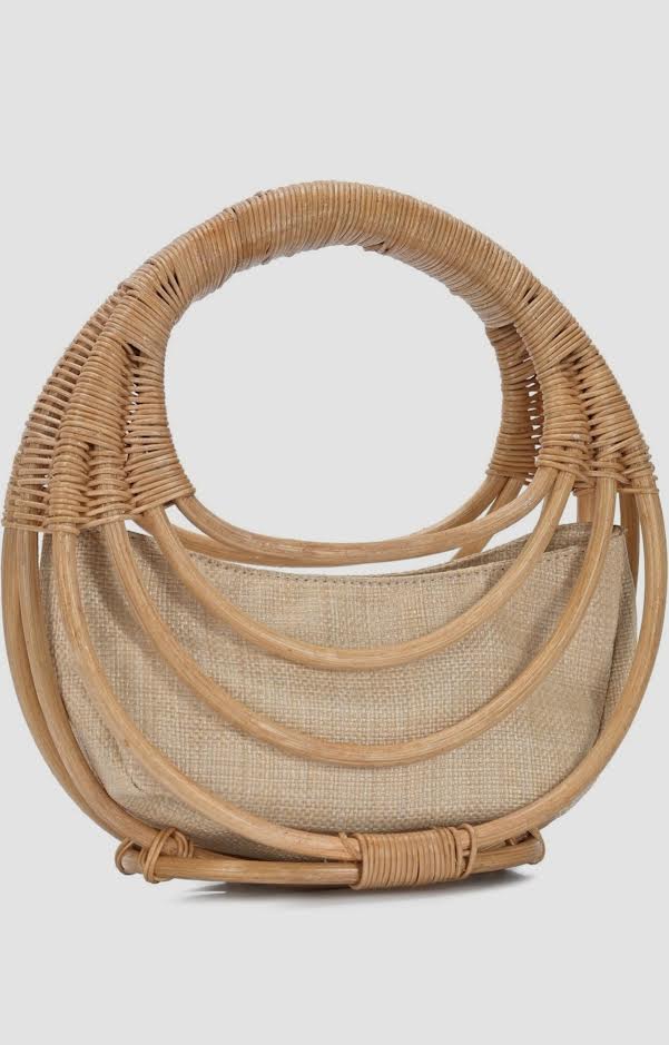 Antik Kraft Solana Bamboo Straw Satchel