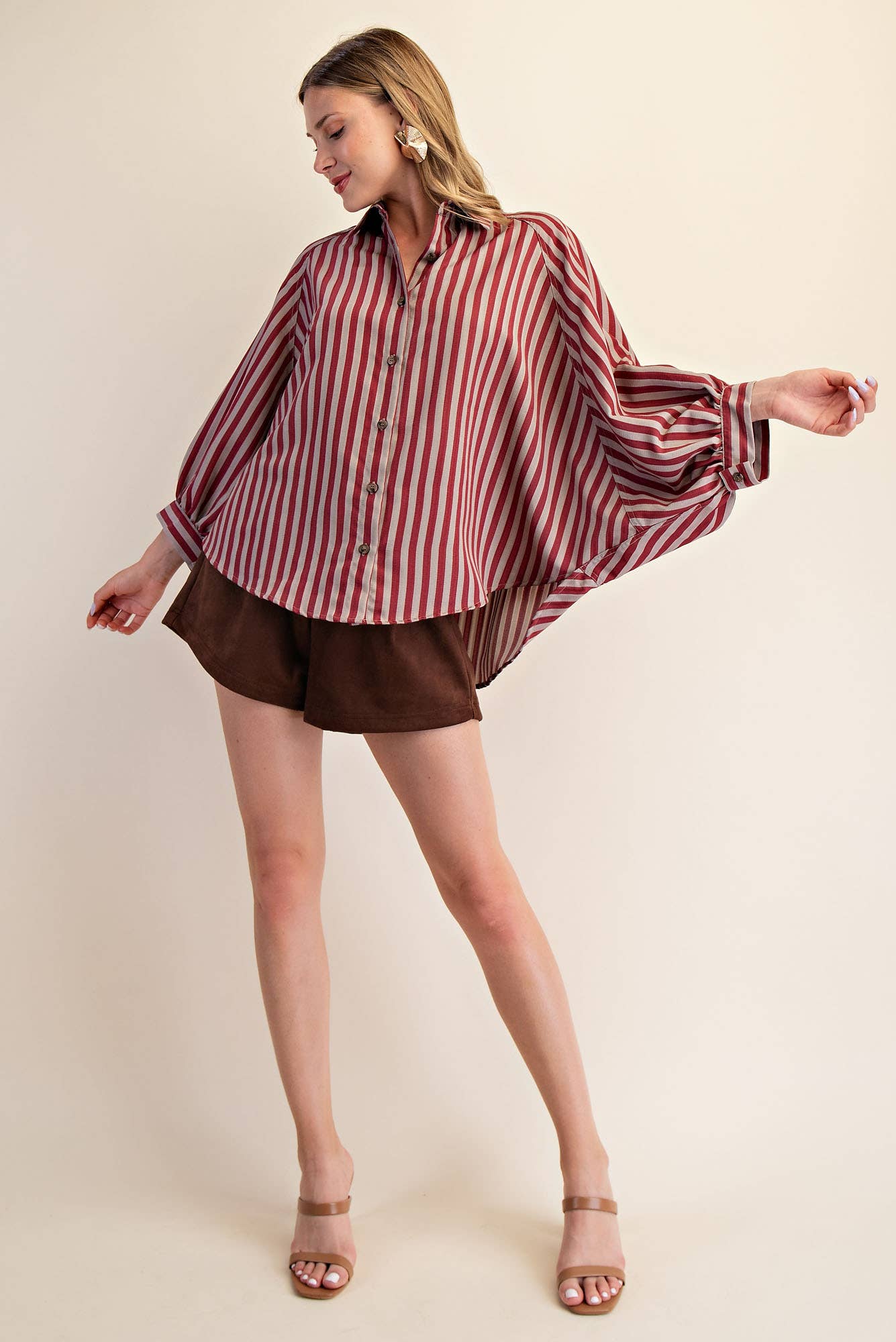 Button Down Front Shirt