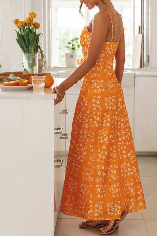 Strappy Floral Sun Dress