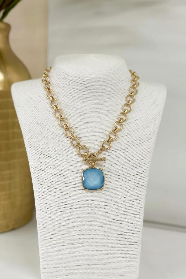 Crystal Coast Blue Necklace