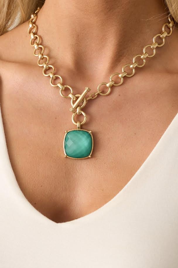 Crystal Coast Blue Necklace