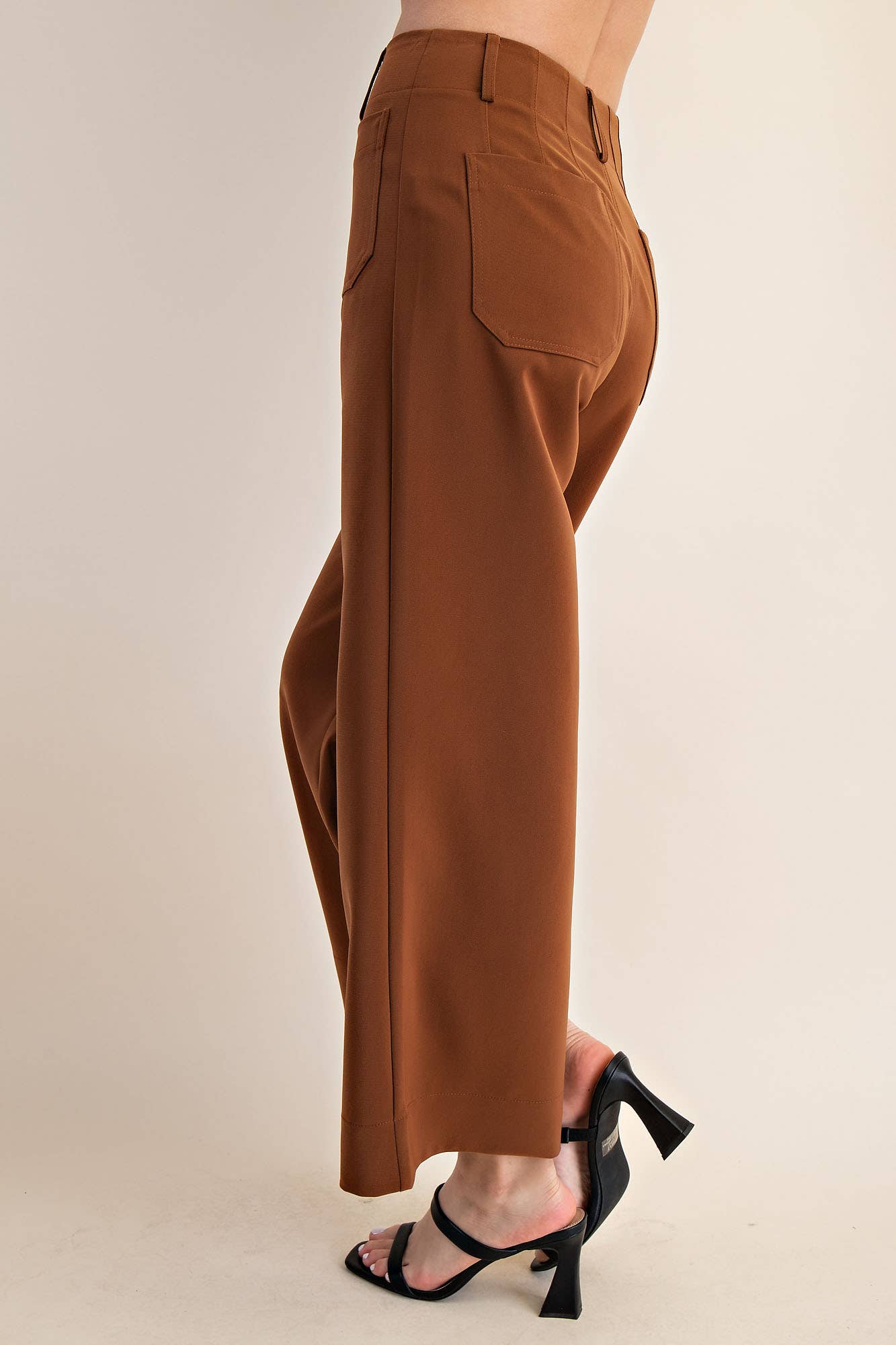 Colette Cropped Wide Leg Pants