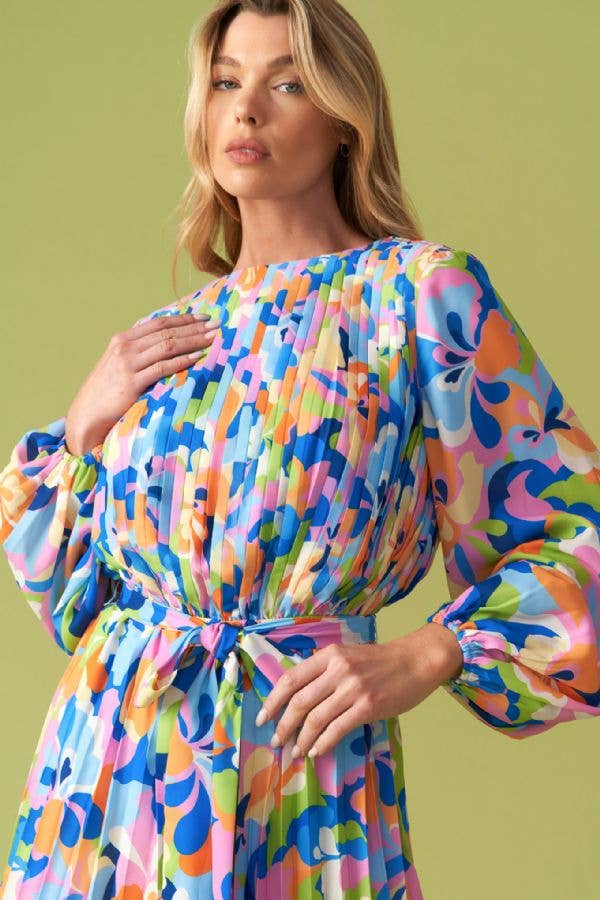 A Printed Woven Romper