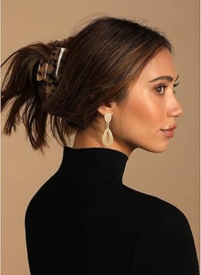 Elegant Gold Teardrop Clip-On Earrings