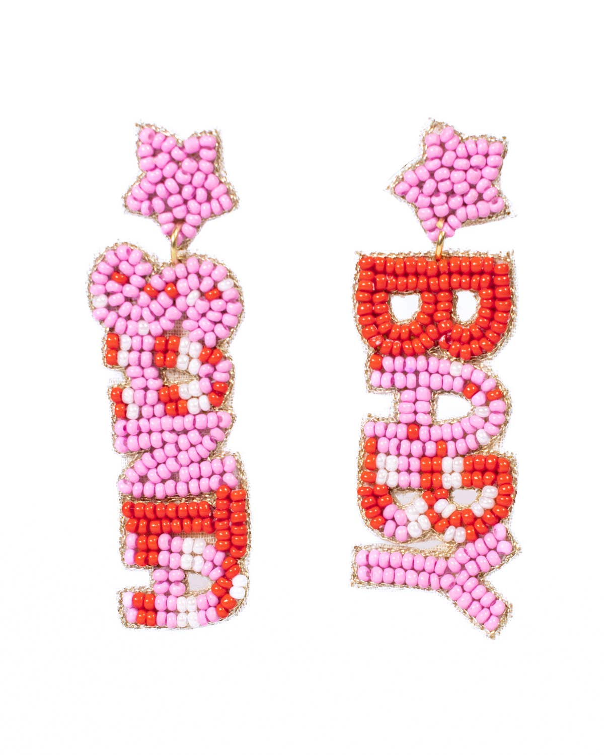 "Santa Baby" Beaded Earring