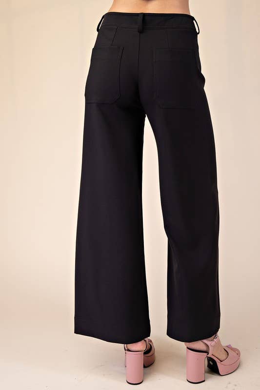 Crop Wide-Leg Pants