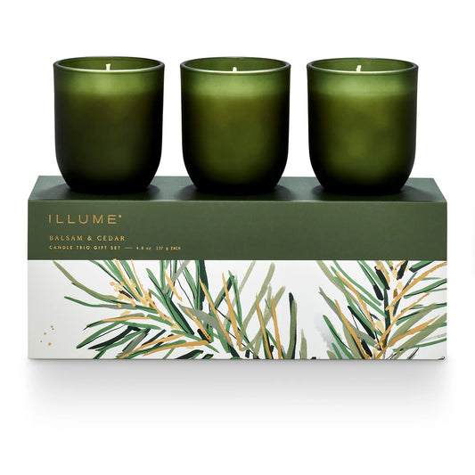 Candle Trio Gift Set - Balsam Cedar