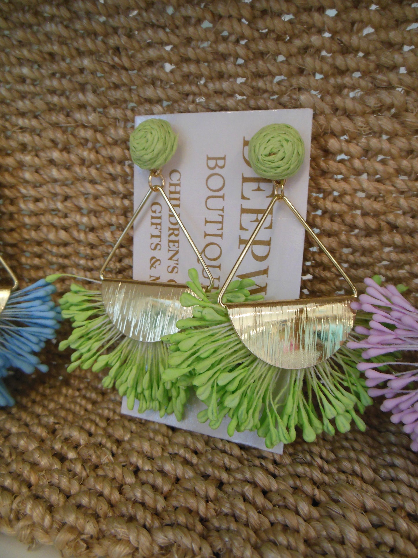 Vibrant Tassel Statement Earrings