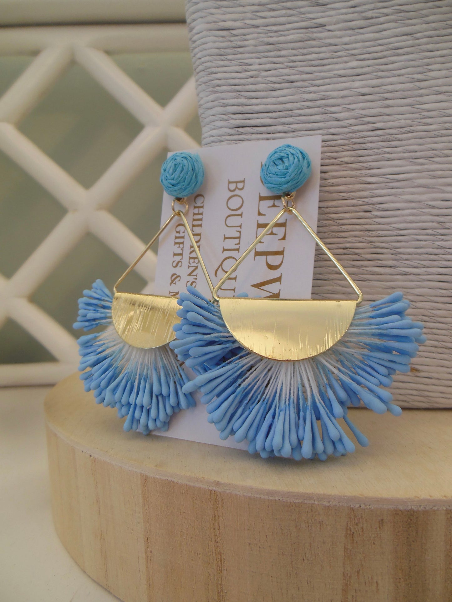 Vibrant Tassel Statement Earrings