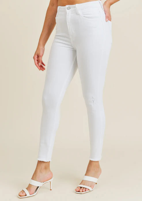 Just Black Denim Jeans - White