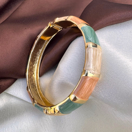 Pastel Love Gold Plated Bangle