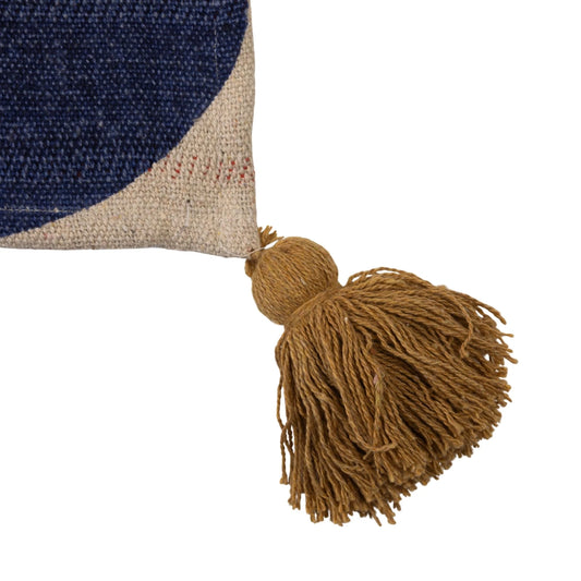 Two-Sided Woven Recycled Cotton Blend Throw - 60"L x 50"W