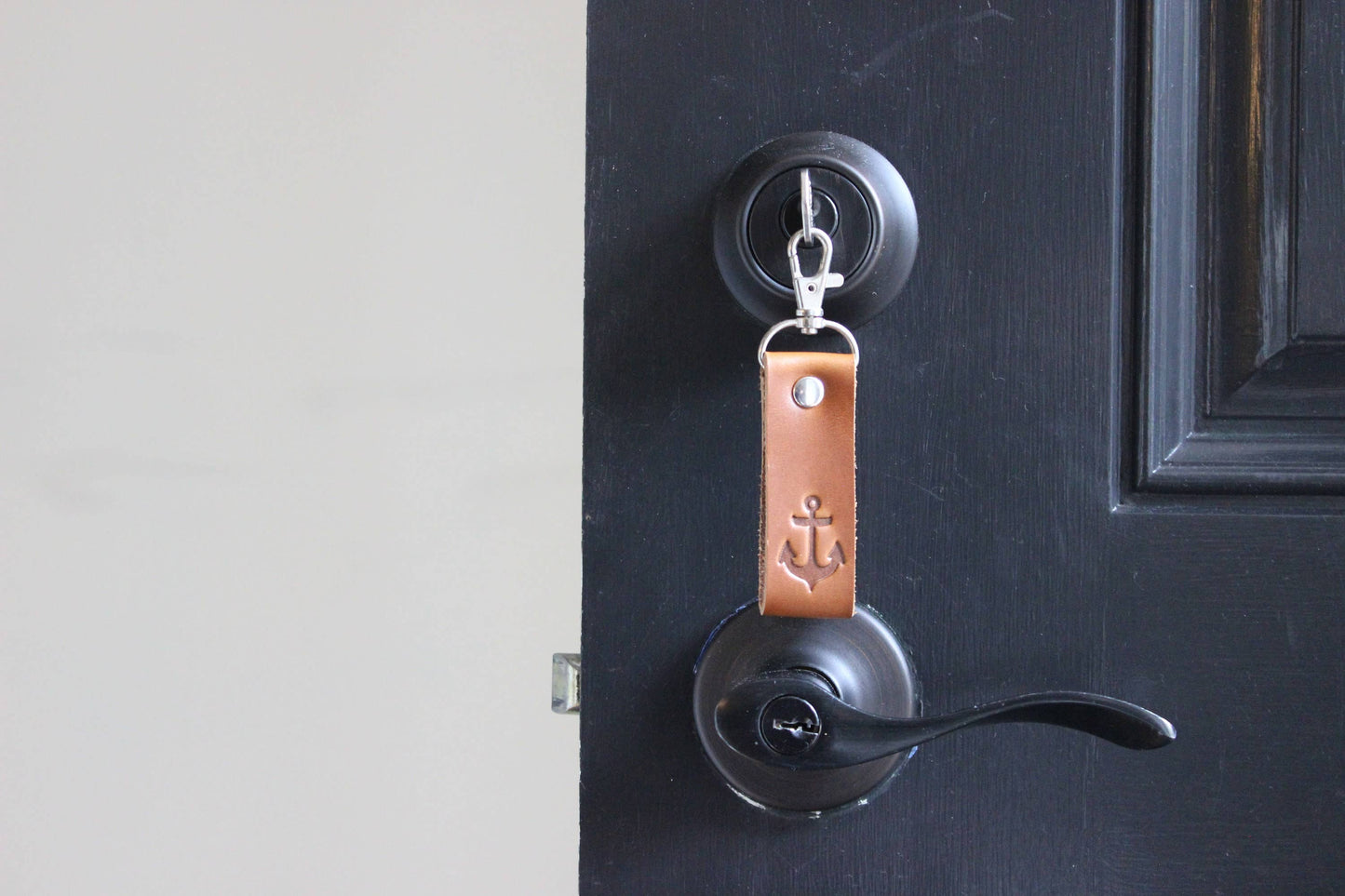 Anchor Leather Key Fob