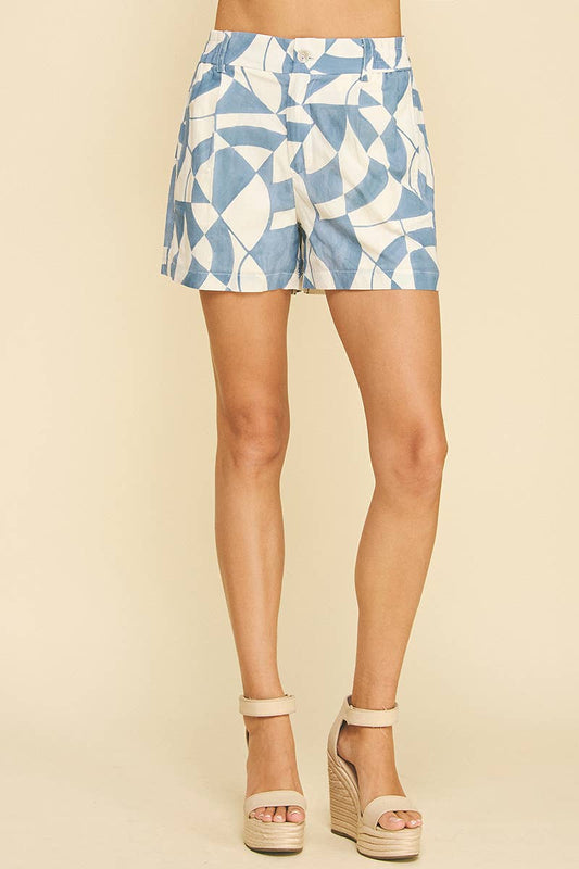 Nautical Buttoned Shorts