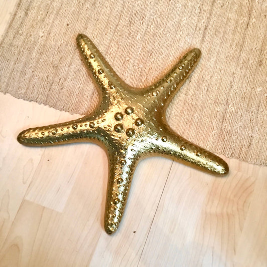 Golden Starfish Décor