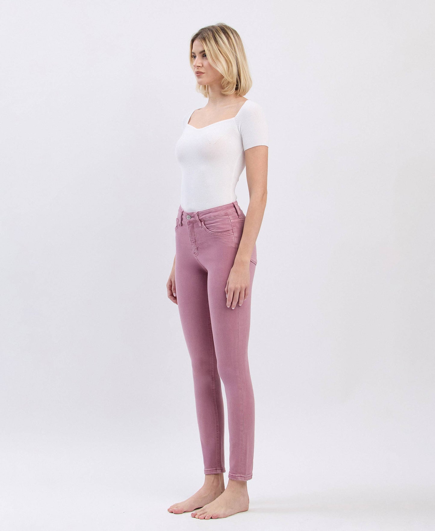 High Rise Skinny Ankle Jeans