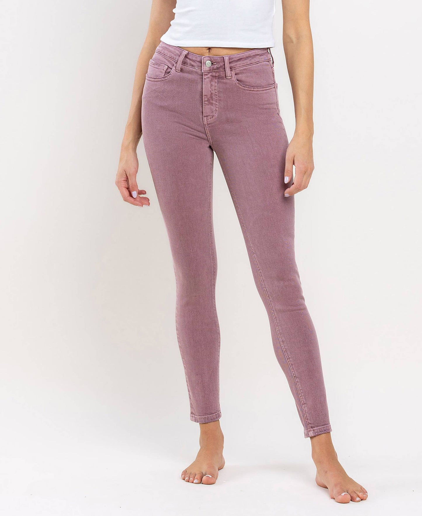 High Rise Skinny Ankle Jeans