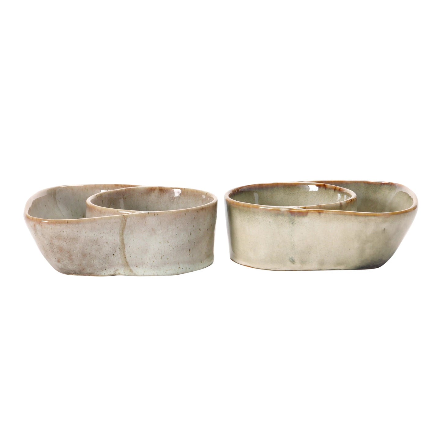 Stoneware Cracker and Soup Bowl, 2 Colors