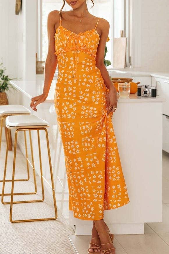 Strappy Floral Sun Dress