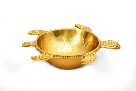 Golden Sea Turtle Bowl
