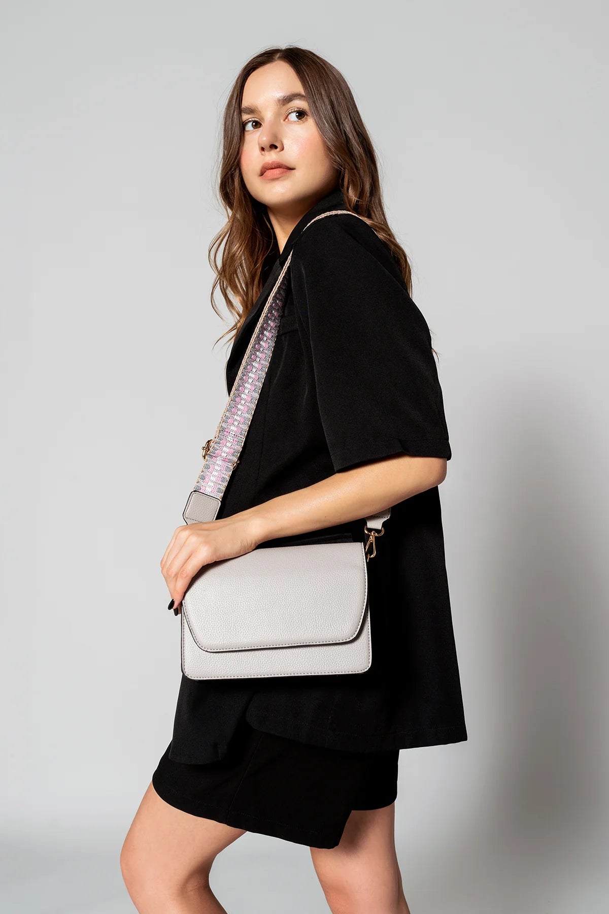Noah Vegan Guitar Strap Crossbody by Jen & Co.