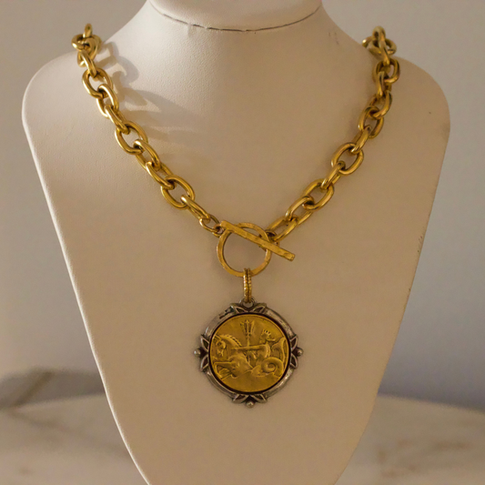 Neptune Coin Necklace