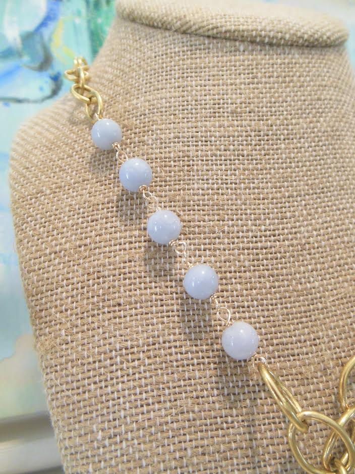 Golden Honey Bee Necklace