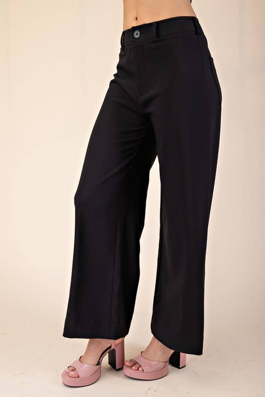Crop Wide-Leg Pants