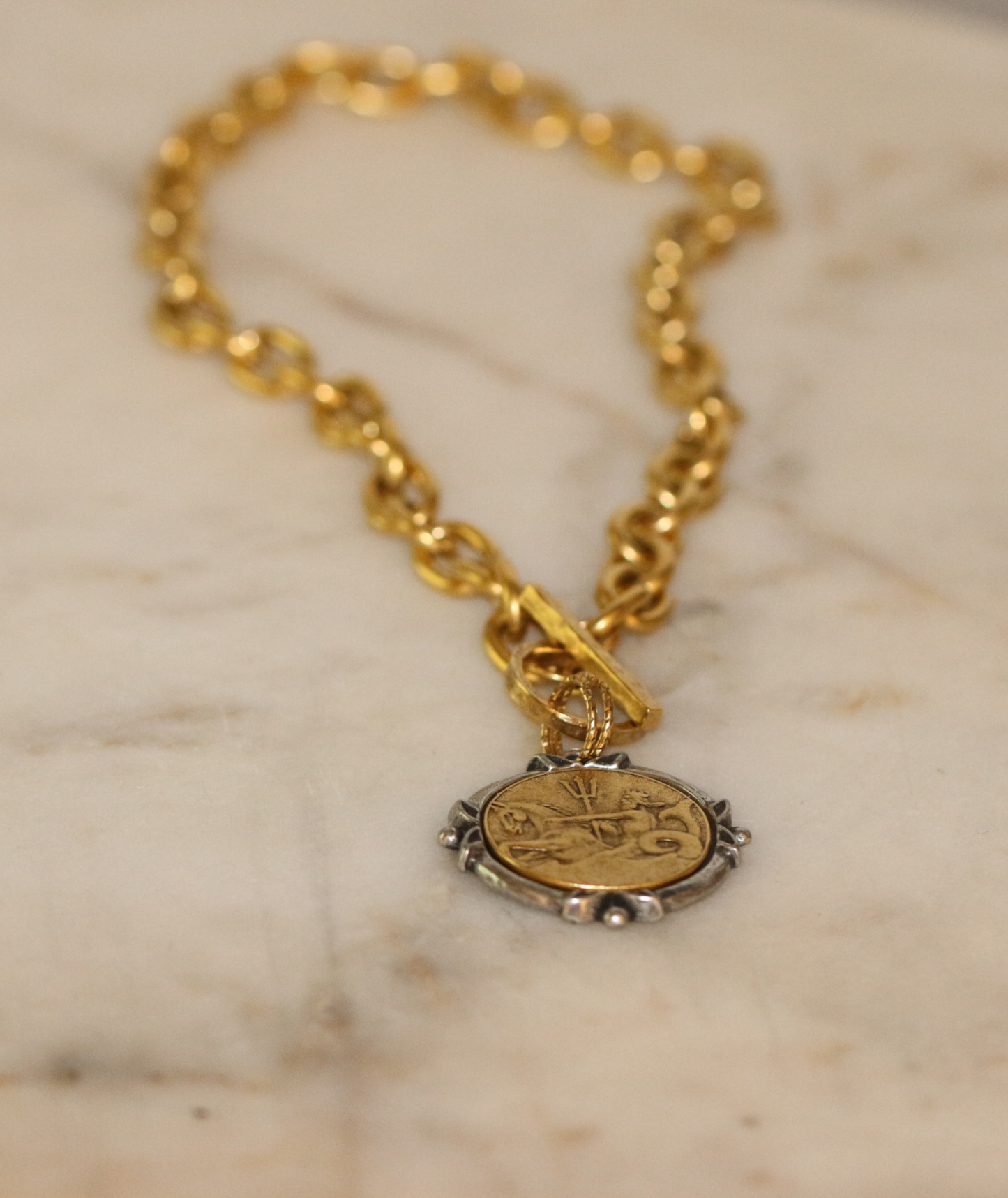Neptune Coin Necklace