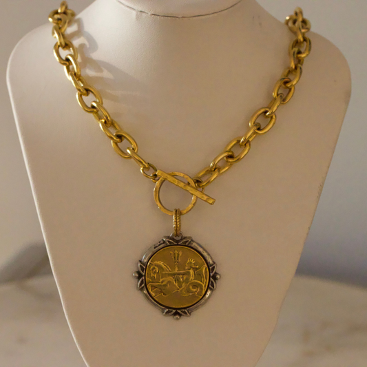 Neptune Coin Necklace