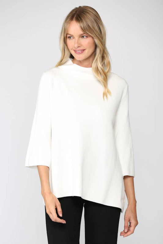 Mock Neck Pullover Sweater