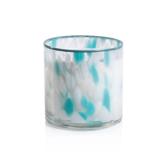 Sea Salt & Coastal Mist Blue Opal Candle - 30 oz