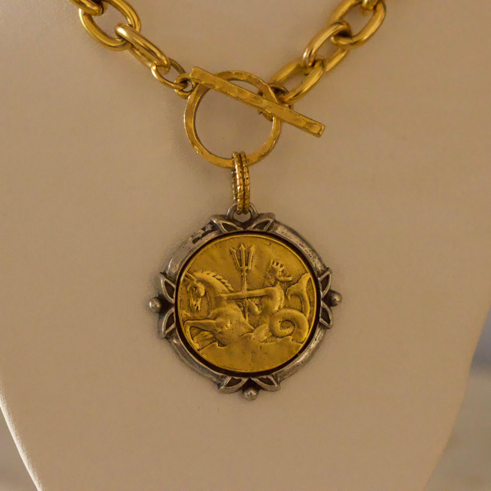 Neptune Coin Necklace