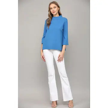 Mock Neck Pullover Sweater