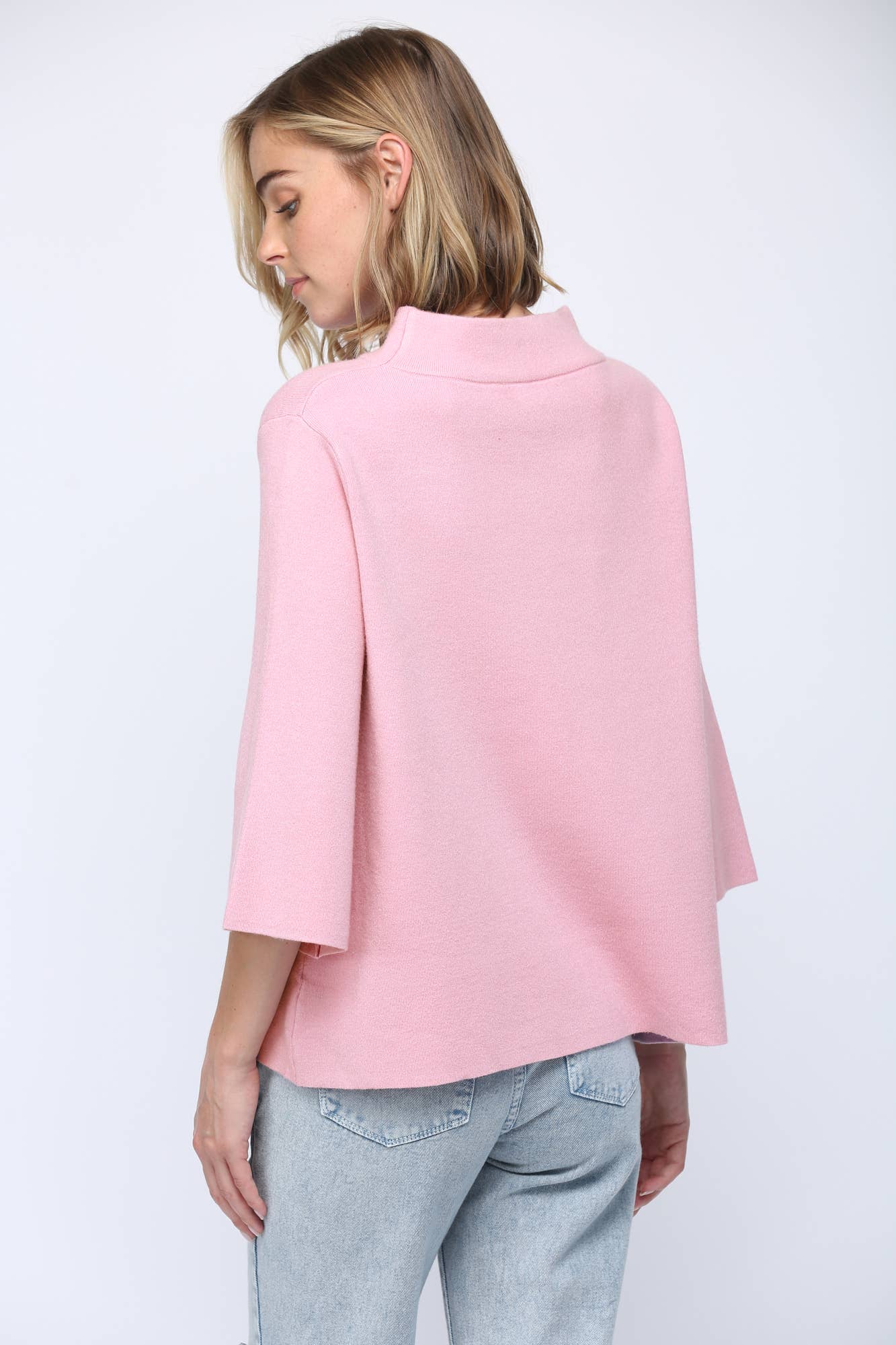Mock Neck Pullover Sweater