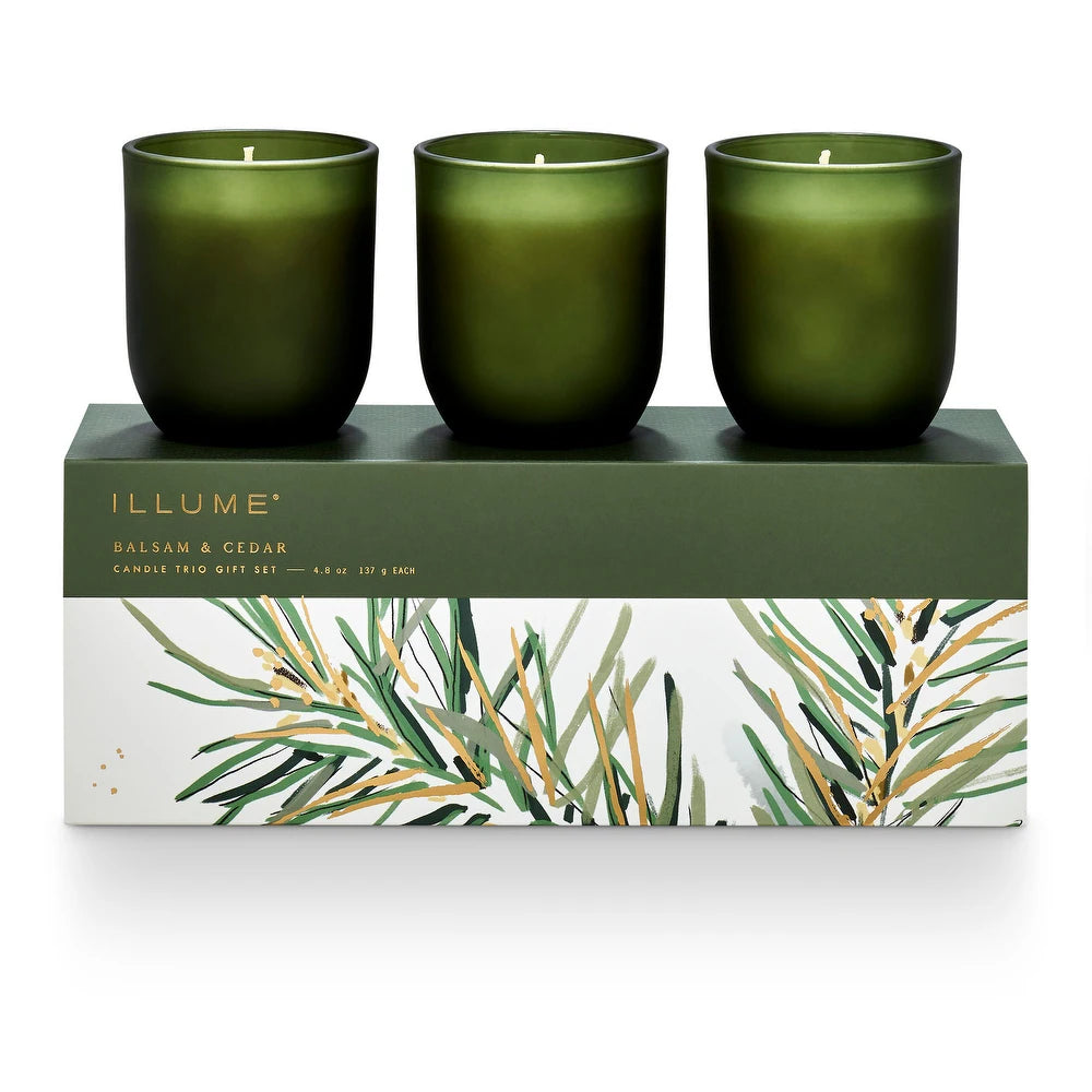 Candle Trio Gift Set  - Balsam Cedar