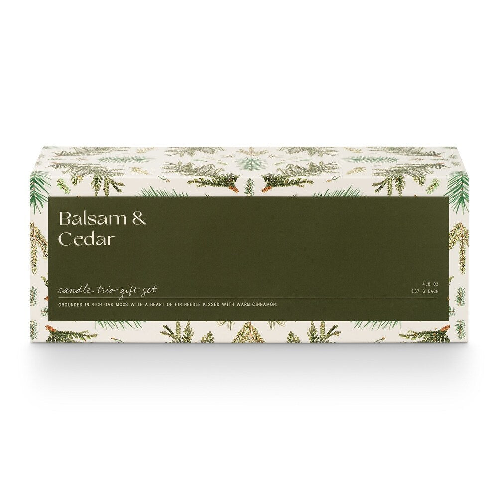 Candle Trio Gift Set  - Balsam Cedar