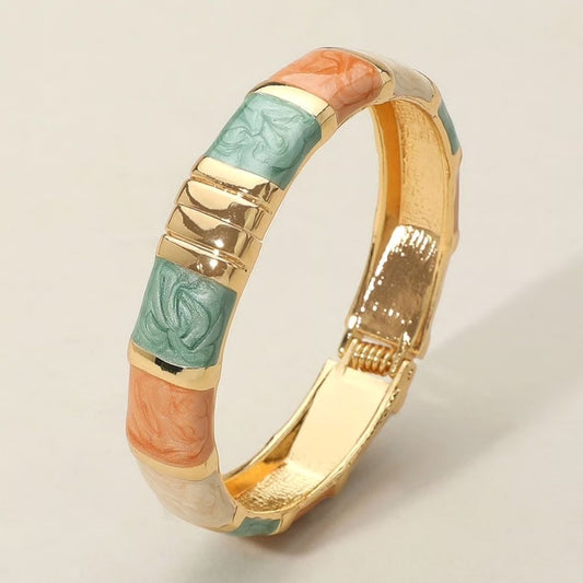 Pastel Love Gold Plated Bangle