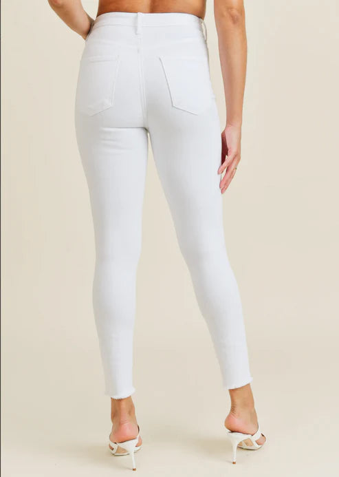 Just Black Denim Jeans - White