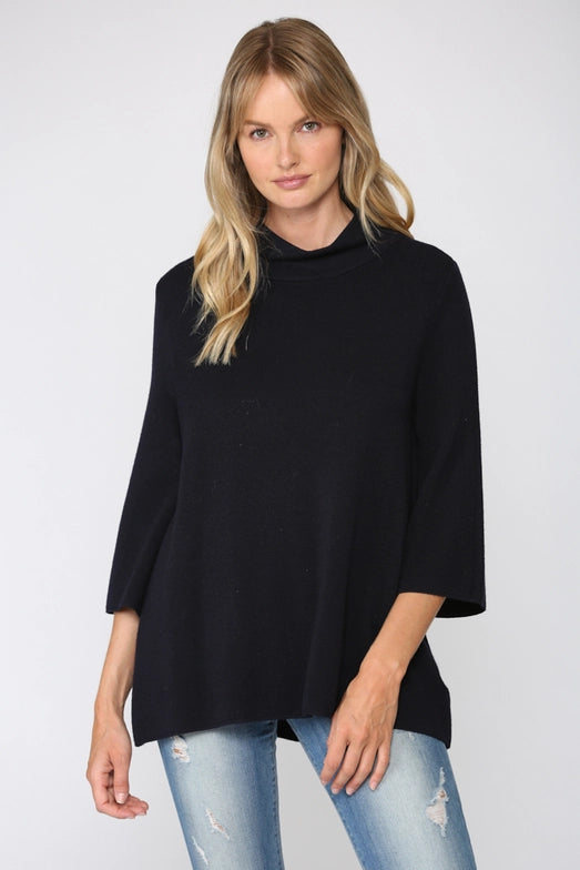 Mock Neck Pullover Sweater