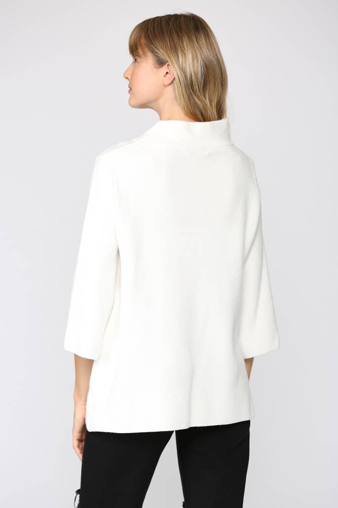Mock Neck Pullover Sweater